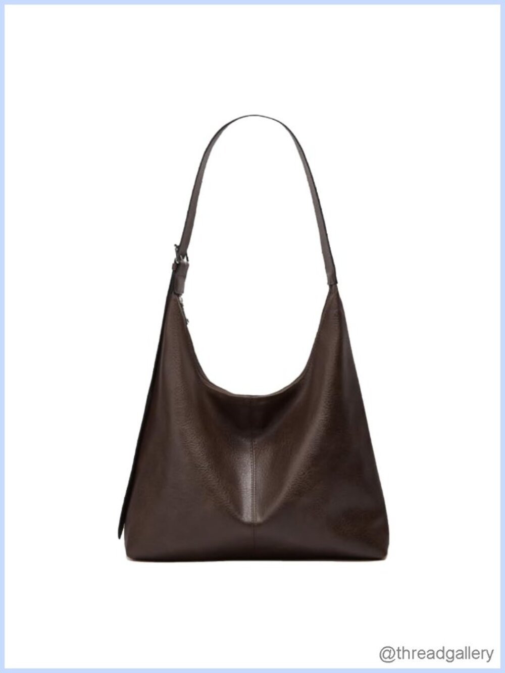 Large Hobo Bag Vegan Leather Slouchy Shoulder Tote Purse Travel